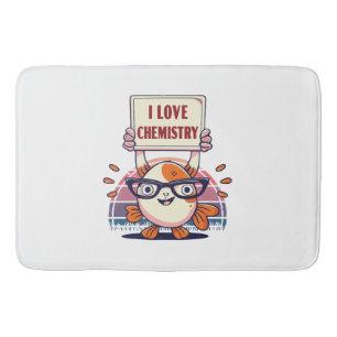 Tapis De Bain Amoureux des guppys et de la chimie
