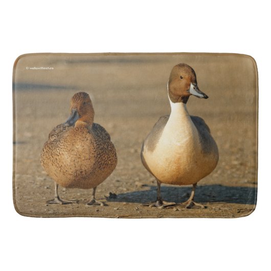 Tapis De Bain Amusant Amérique / Canards à ongles du Nord gothiq (Devant)
