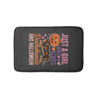 Tapis De Bain Amusant Doyenne de Halloween Citrouille Amateur de