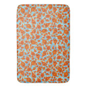 Tapis De Bain Amusant Orange Goldfish Watery Blue Arrière - plan (devant Vertical)