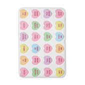 Tapis De Bain Amusante fille mignonne conversation personnalisée (Devant (Vertical))