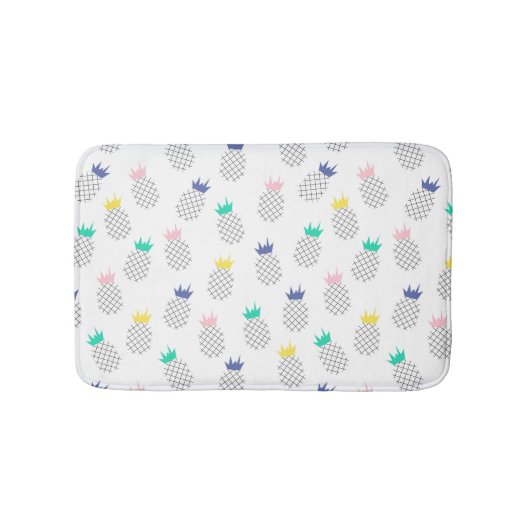 Tapis De Bain Ananas abstraits (Devant)