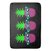 Tapis De Bain Ananas avec DIVAtude et Tiaras (devant Vertical)
