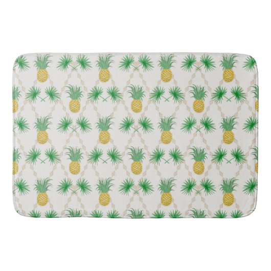 Tapis De Bain Ananas, rétro (Devant)