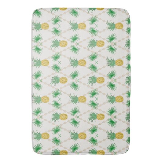 Tapis De Bain Ananas, rétro (devant Vertical)