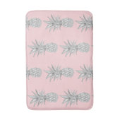 Tapis De Bain Ananas rose Tropical Motif de sol Mat (Devant (Vertical))