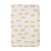 Tapis De Bain Ananas Tropical Blush Gold (Devant (Vertical))
