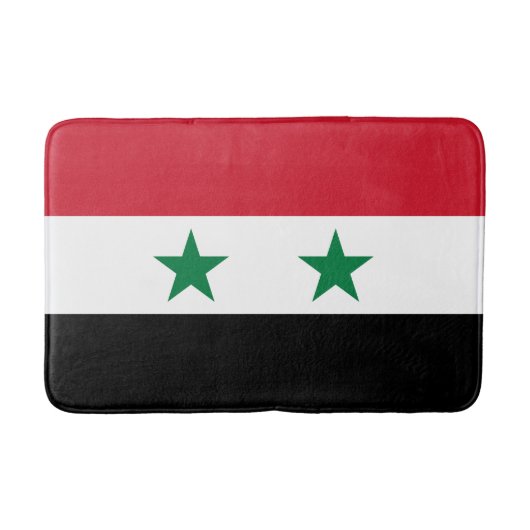 Tapis De Bain Ancien drapeau de Syrie (Devant)