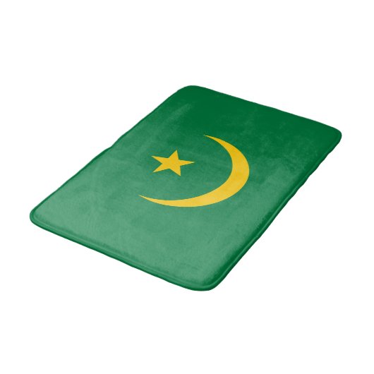 Tapis De Bain Ancien drapeau mauritanien (Angle)
