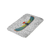 Tapis De Bain Ancien Scarab à ailes égyptiennes (Angle)