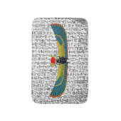 Tapis De Bain Ancien Scarab à ailes égyptiennes (Devant (Vertical))