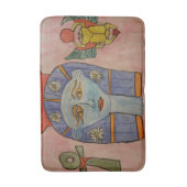 Tapis De Bain Ancienne déesse égyptienne (Devant (Vertical))