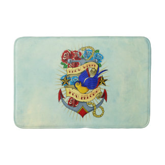 Tapis De Bain Ancre de vieille école