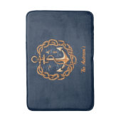Tapis De Bain Ancre du Nautical Golden Ship (Devant (Vertical))