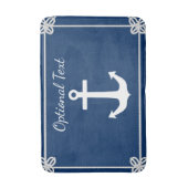 Tapis De Bain Ancre en corde Frame Nautique (Devant (Vertical))