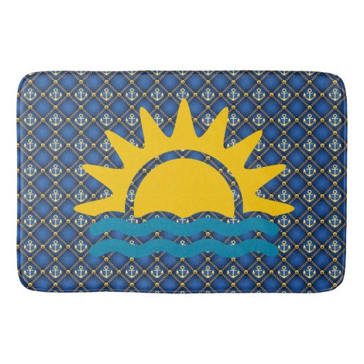 Tapis De Bain Ancre Loin (Devant)