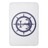 Tapis De Bain Ancre nautique (devant Vertical)