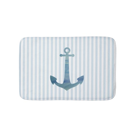 Tapis De Bain Ancre Nautique Bain de Mat (Devant)