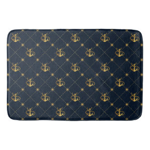 Tapis De Bain Ancre or