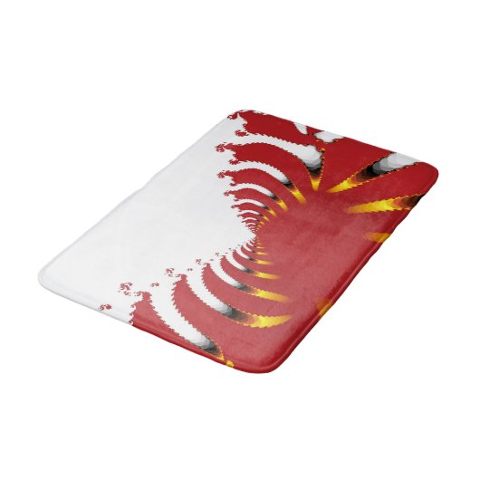 TAPIS DE BAIN ANÉMONE DE MER ABSTRAITE (Angle)