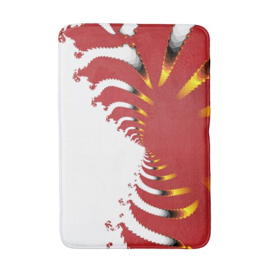 TAPIS DE BAIN ANÉMONE DE MER ABSTRAITE (Devant (Vertical))