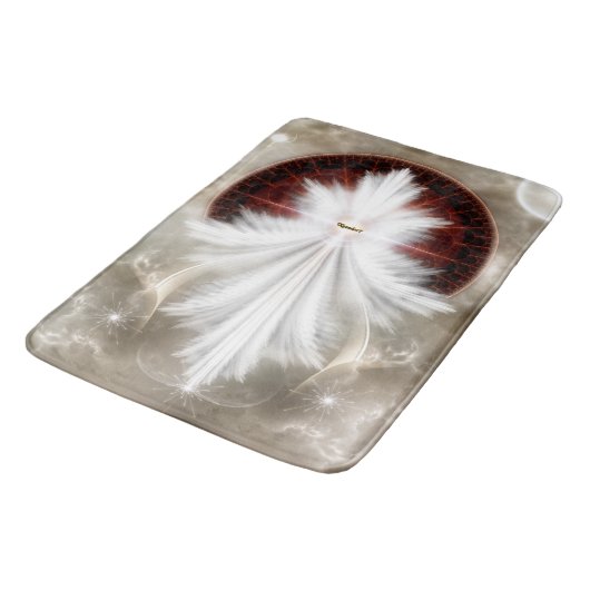 Tapis De Bain Angel Wings Snowflake Bath Mat (Angle)