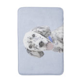 Tapis De Bain Anglais Setter Blue Belton Peinture Chien Art (Devant (Vertical))