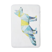 Tapis De Bain Animal de renard géométrique (Devant (Vertical))