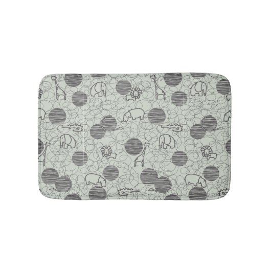 Tapis De Bain animaux 1 de safari (Devant)