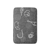 Tapis De Bain animaux 5 de safari (Devant (Vertical))