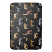 Tapis De Bain Animaux africains (devant Vertical)