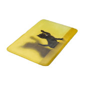 Tapis De Bain Animaux de bébés cutest | Black Cat Jouer (Angle)