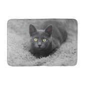 Tapis De Bain Animaux de bébés cutest | Chat gris (Devant)