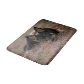 Tapis De Bain Animaux de bébés cutest | Chiot berger allemand (Angle)