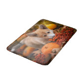 Tapis De Bain Animaux de bébés cutest | Corgi Puppy en automne (Angle)