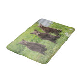 Tapis De Bain Animaux de bébés cutest | Cubes d'ours Brown Kamch (Angle)