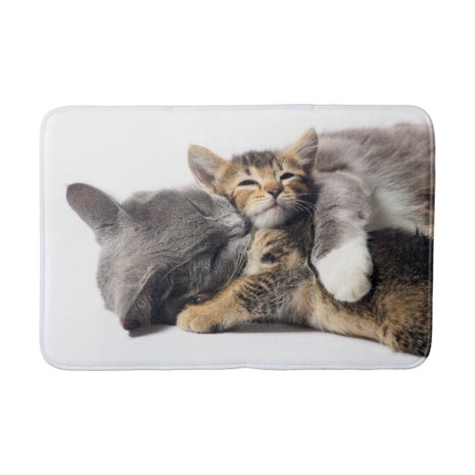 Tapis De Bain Animaux de bébés cutest | Cute Kitten Hug (Devant)