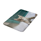 Tapis De Bain Animaux de bébés cutest | Cute Tabby Kitten (Angle)