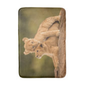 Tapis De Bain Animaux de bébés cutest | Deux Lions Cubs (Devant (Vertical))