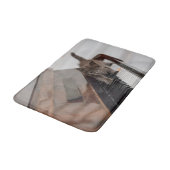 Tapis De Bain Animaux de bébés cutest | Kitten sur piano (Angle)