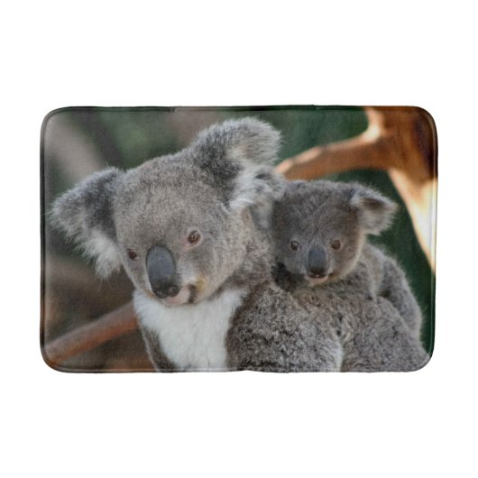 Tapis De Bain Animaux de bébés cutest | Koala et Joey (Devant)
