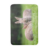 Tapis De Bain Animaux de bébés cutest | Lapins de lapin sauvage (Devant (Vertical))