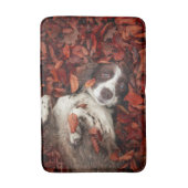 Tapis De Bain Animaux de bébés cutest | L'espagnol dans les feui (Devant (Vertical))