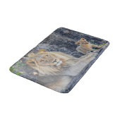 Tapis De Bain Animaux de bébés cutest | Lion Dad & Cub (Angle)