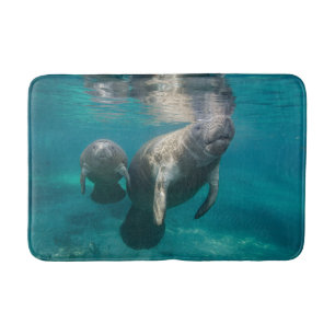 Tapis De Bain Animaux de bébés cutest Manat & bébé
