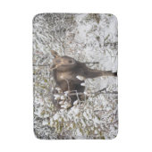 Tapis De Bain Animaux de bébés cutest | Moose Calf (Devant (Vertical))