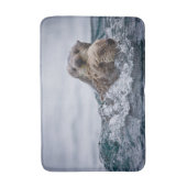 Tapis De Bain Animaux de bébés cutest | Otter Baby & Mère (Devant (Vertical))