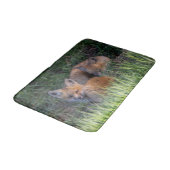 Tapis De Bain Animaux de bébés cutest | Paire de frères et soeur (Angle)