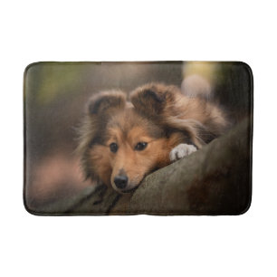 Tapis De Bain Animaux de bébés cutest Shetland Sheepdog Puppy