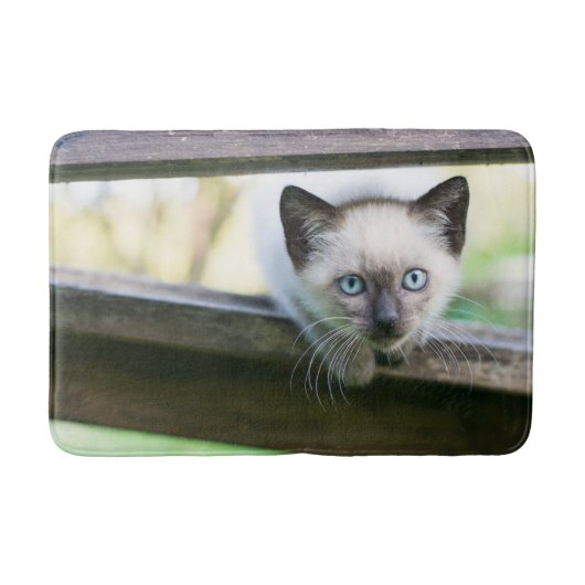 Tapis De Bain Animaux de bébés cutest | Siamese Kitten 2 (Devant)